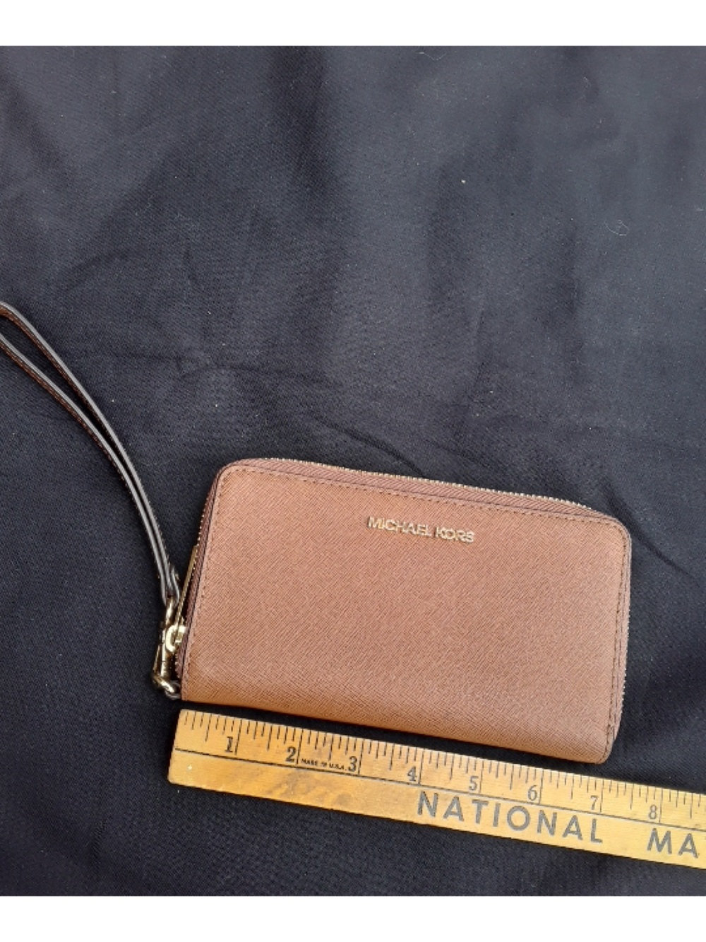 NWOT Michael Kors Jet Set continental Wallet Wristlet Brown